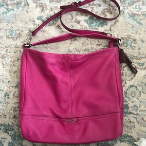 Coach Pink Leather Bag